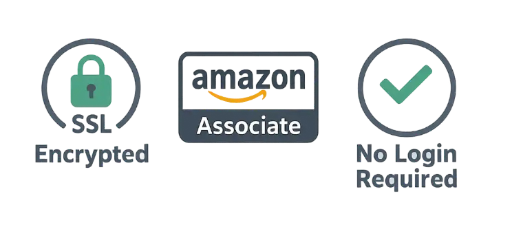 SSL Encrypted | Amazon Associate | No Login Required